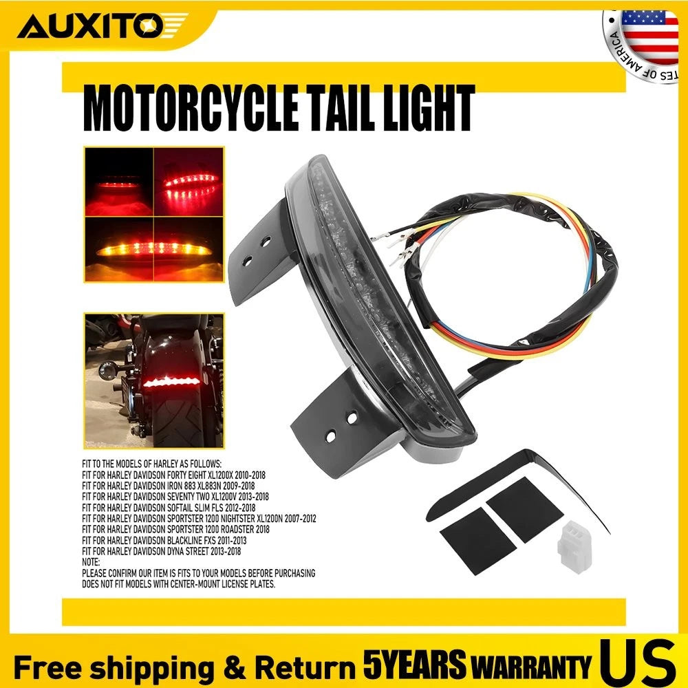 LED Tail Light Brake Stop Lamp for Harley Davidson XL1200X (2011–2023)