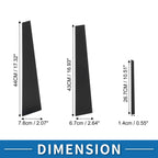 6 Pcs Black Door Pillar Window Trim for Lexus ES (2002-2006)