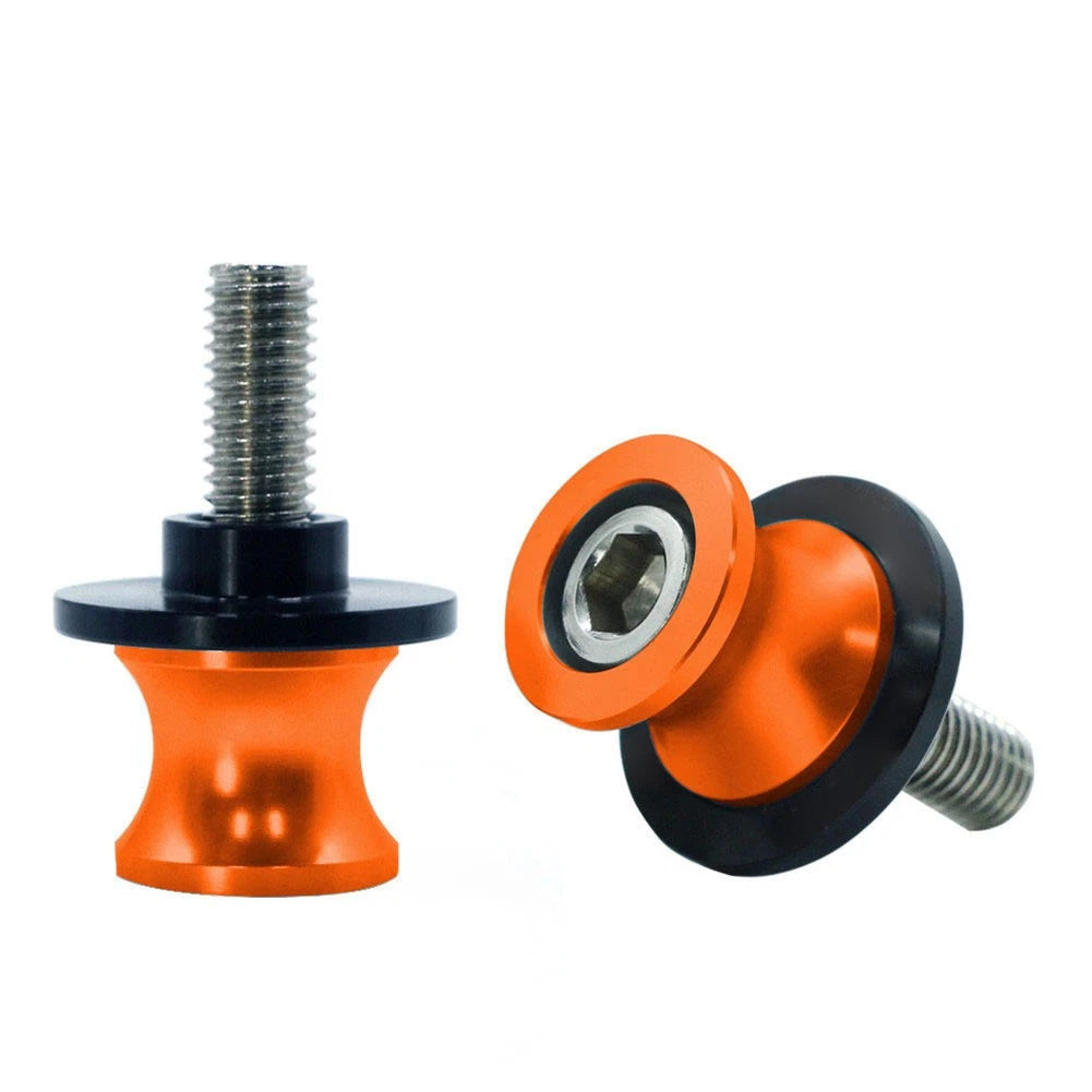 M8 Swingarm Sols Coil Slider Stand Screws for BMW S1000R S1000RR (2014–2018) Orange