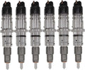 6X Fuel Injector 0445120367 5283840 for Cummins QSB4.5 QSB6.7 (Excavator)