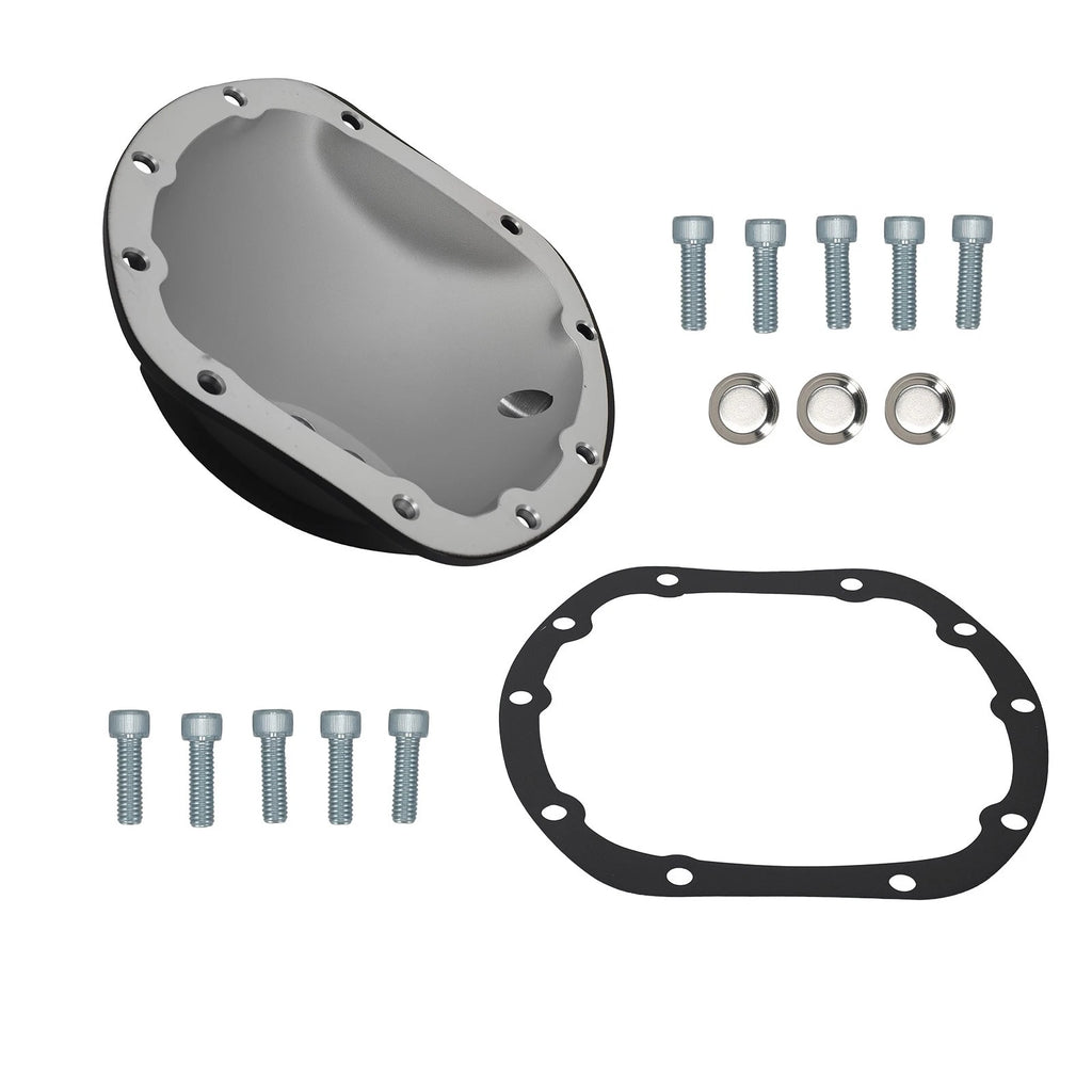 Aluminum Differential Cover Rear Black for Jeep Wrangler Cherokee (1971–2022)