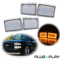 Set of 4 LED Side Marker Lights for Chevrolet C/K 3500 Suburban Blazer (88–93)