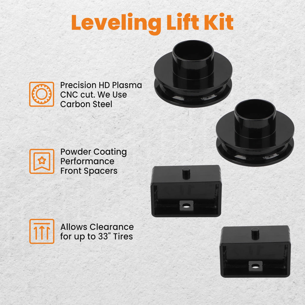 3" Front & Rear Leveling Lift Kit for Dodge Ram 1500 2500 3500 (1994–2013)