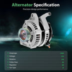 140A Alternator for Jeep Liberty (2010–2012) Silver Housing