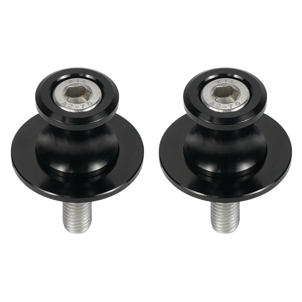 6mm Swing Arm Spools for Yamaha R1 R6 R6S FZ1 FZ8 MT (2001–2003)