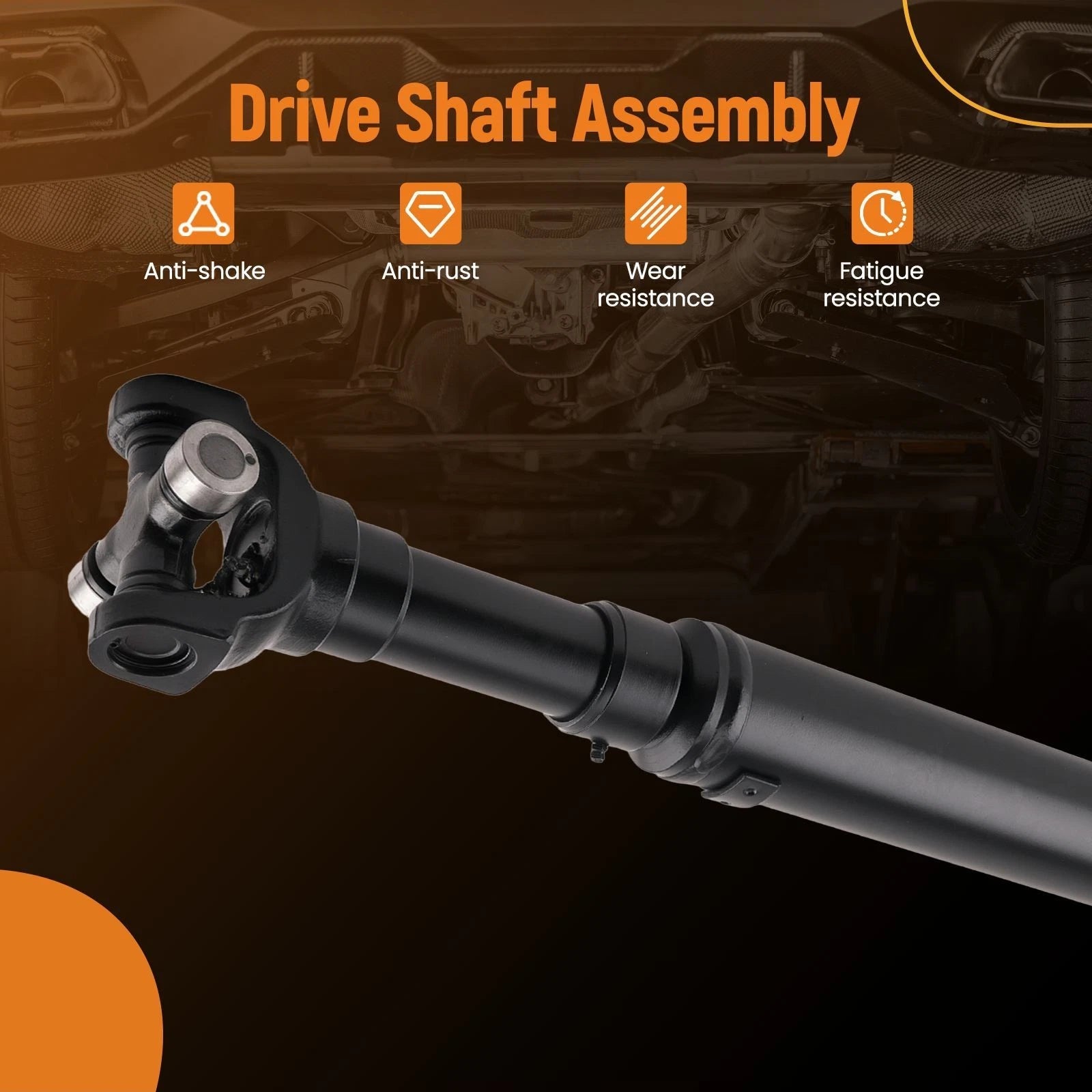 Propeller Shaft Front for Dodge Ram 1500 (1997–2001) Ram 2500 3500 (1994–2002) 4WD