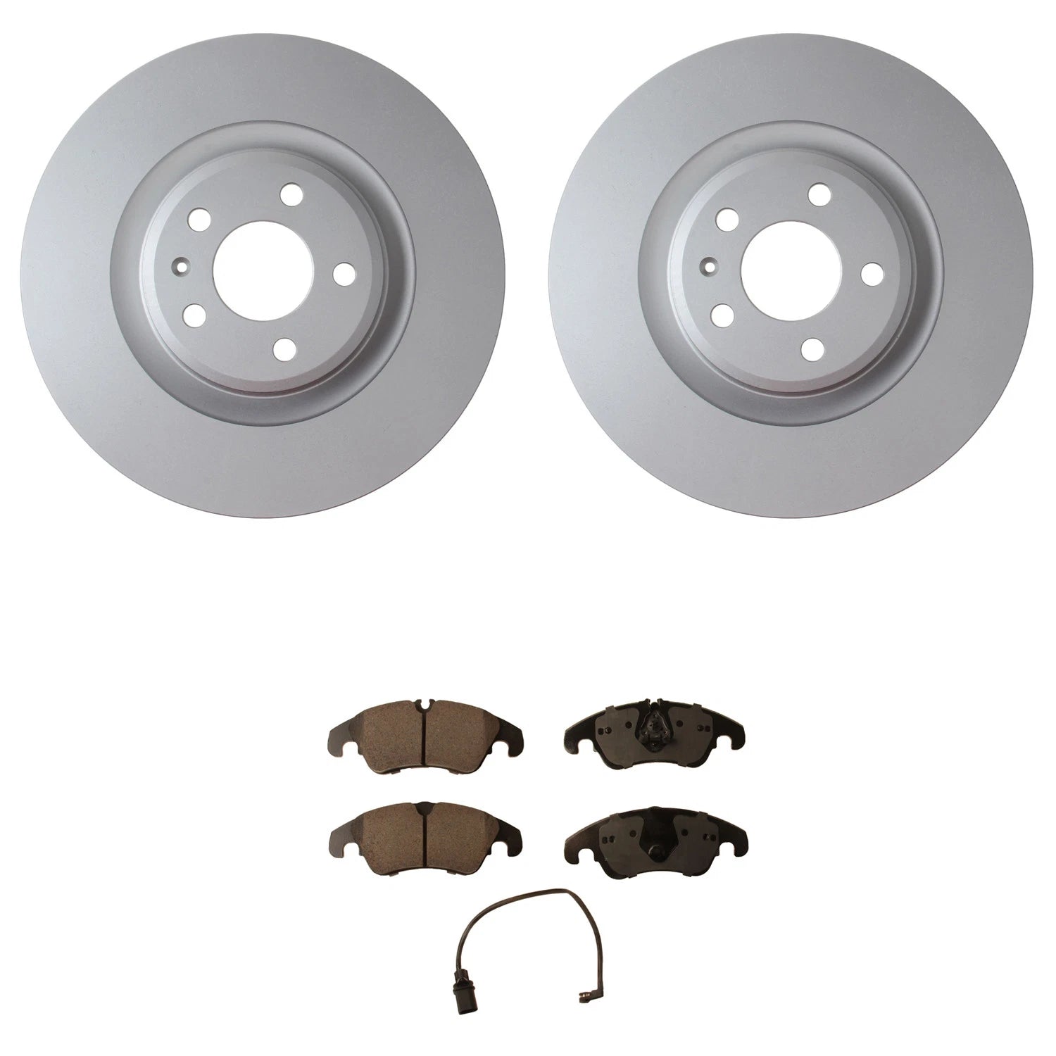 Hella Pagid Front 345mm Rotors Disc Brake Pad Kit for Audi S5 (2008–2017)