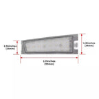 White LED License Plate Light Kit for Cadillac CTS CTS-V Sedan 4-Door (2008–2010)