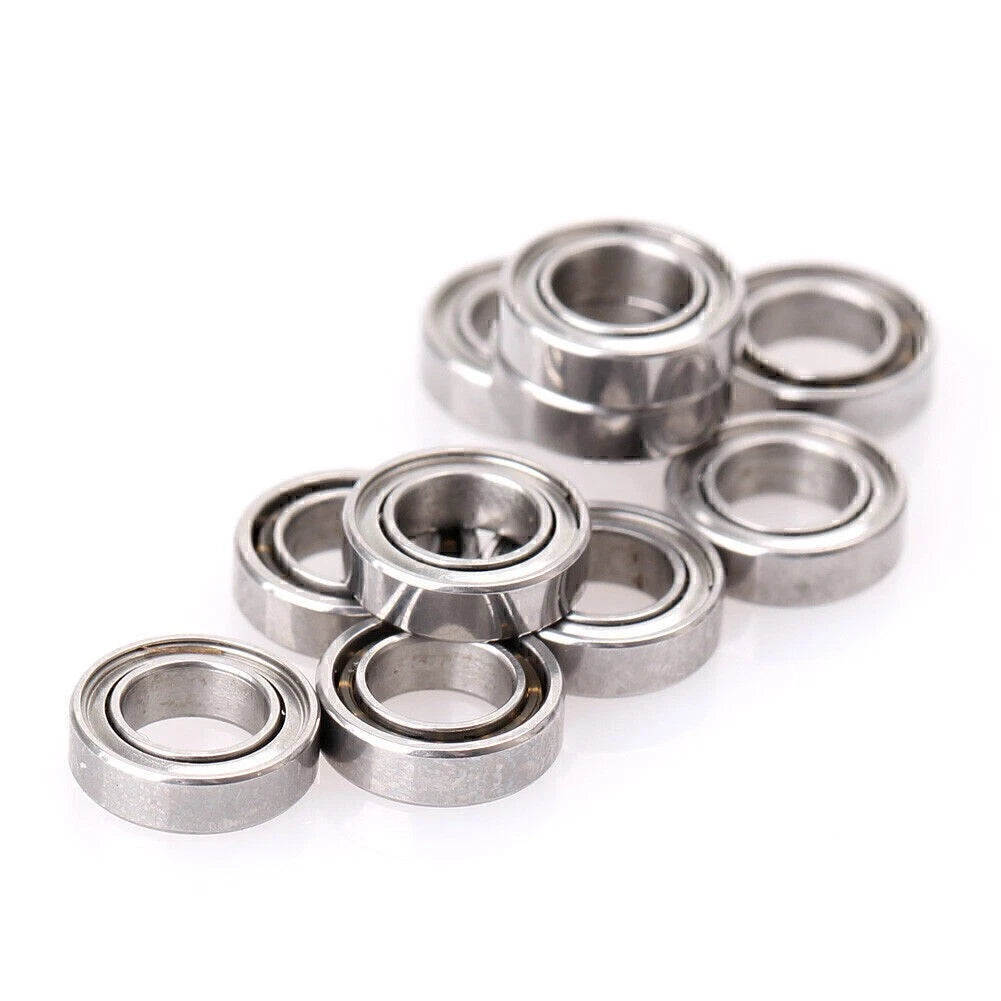Set of 10 MR74z 4x7x2mm Open Miniature Bearings for Mini Hand Spinner