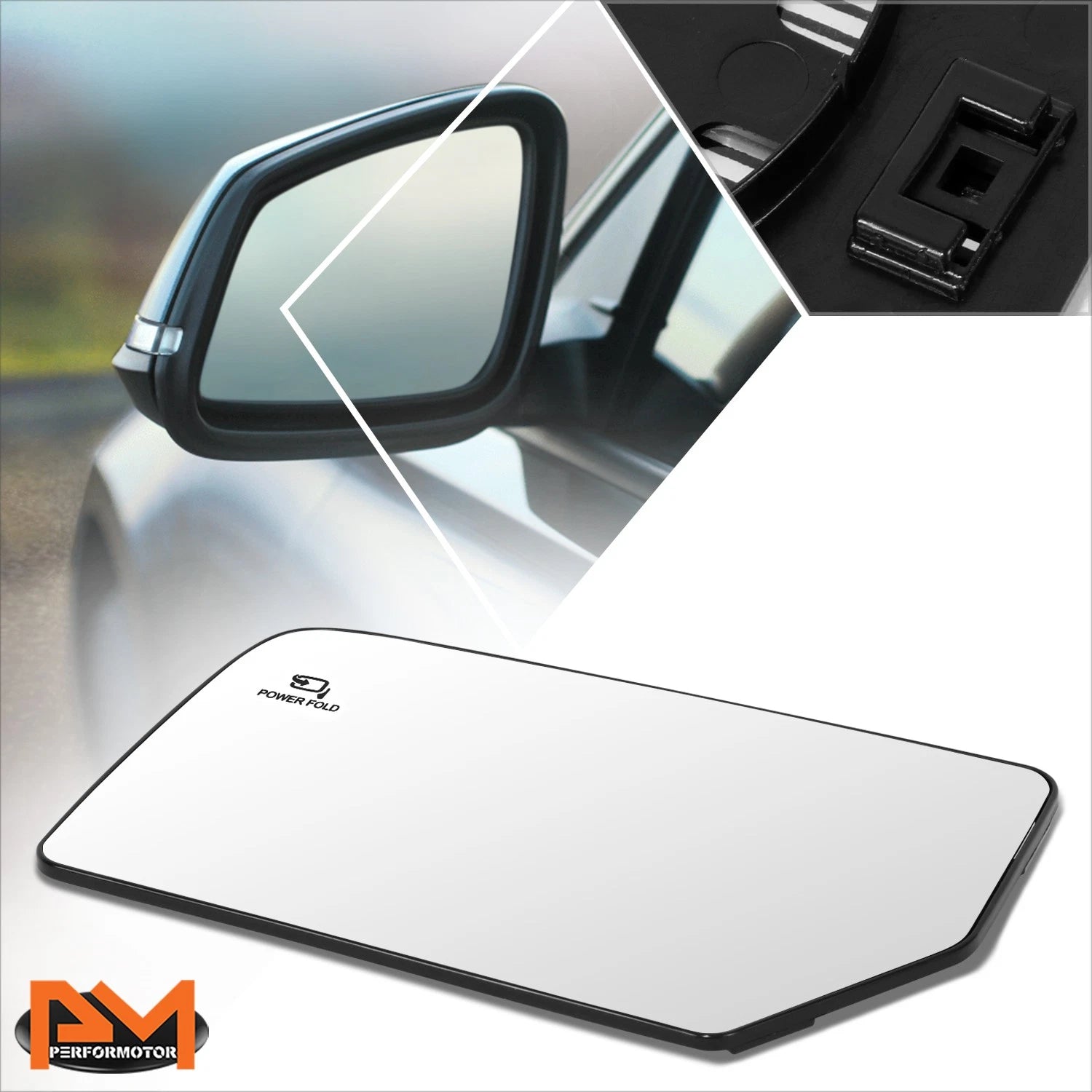 Driver Left Side Heated Mirror Glass for Ford Expedition Lincoln Navigator (2011)
