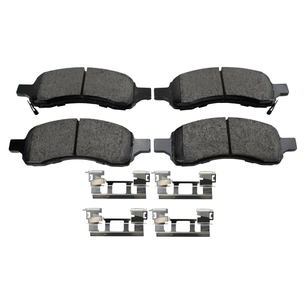 Set of 4 ProAct Disc Brake Pads for Buick Enclave GMC Acadia Saturn Outlook (2008–2017)