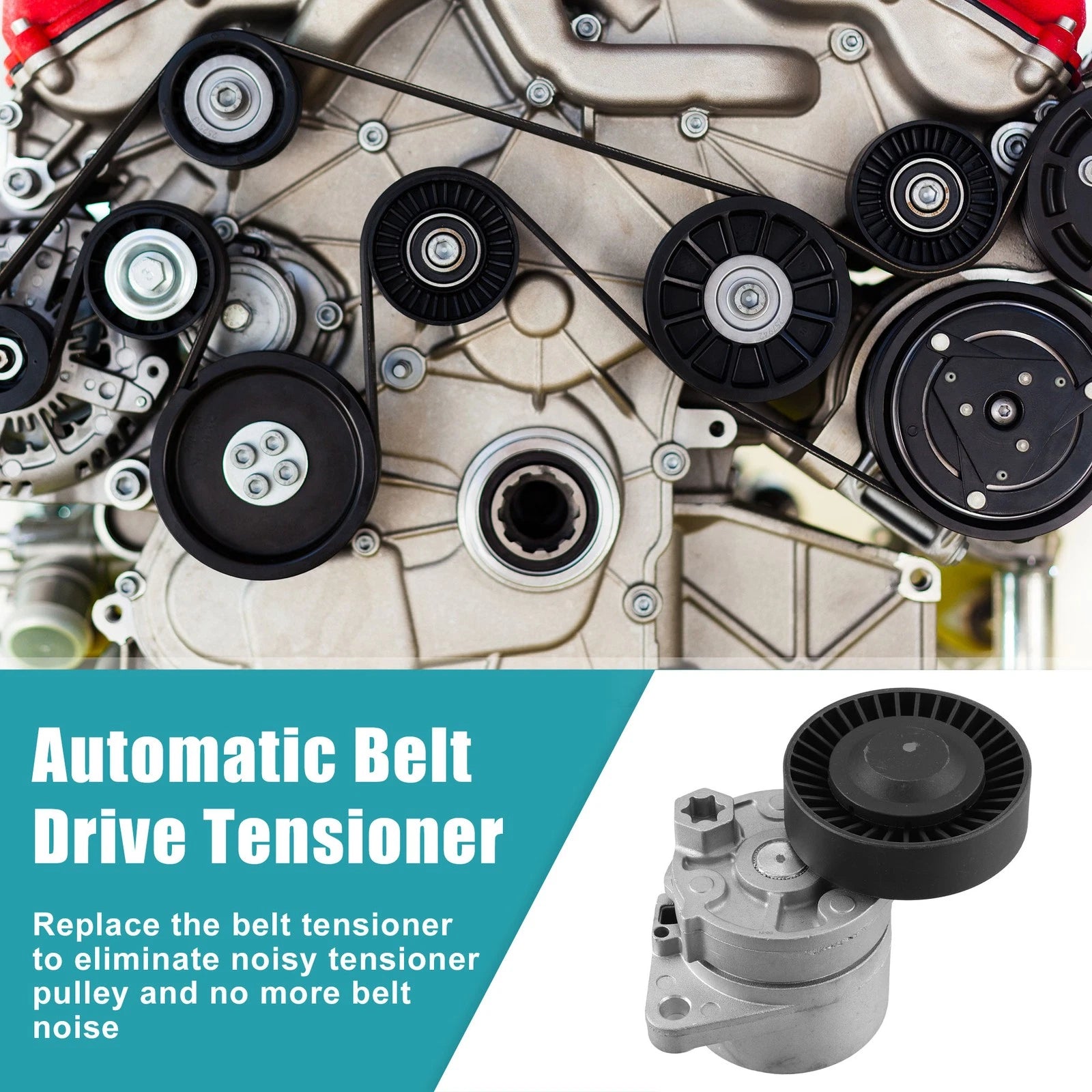 Belt Tensioner Assembly 252814X100 252814X000 for Hyundai Terracan (2000–2007)
