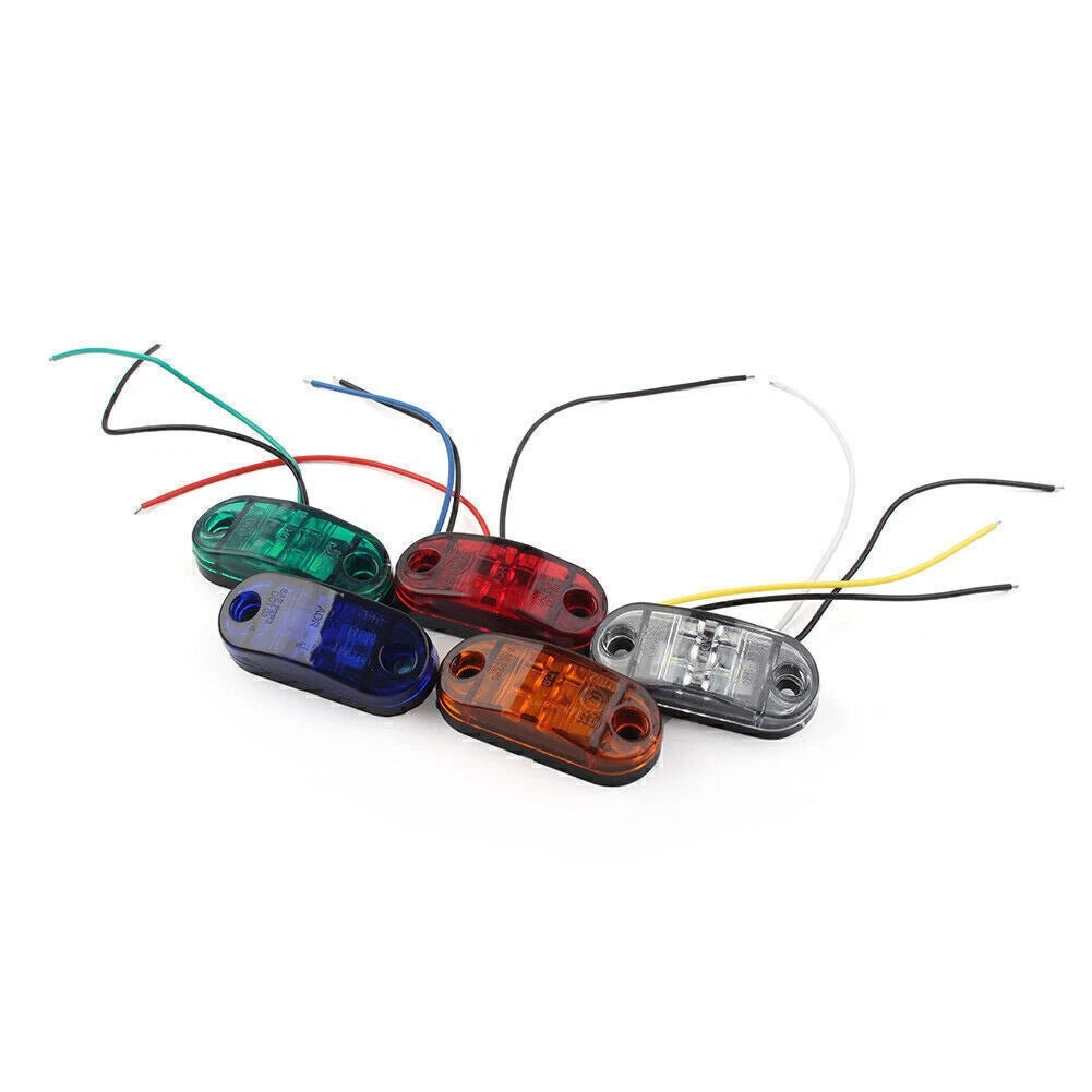 2X SMD LED Side Marker Light for Truck Trailer RV SUV