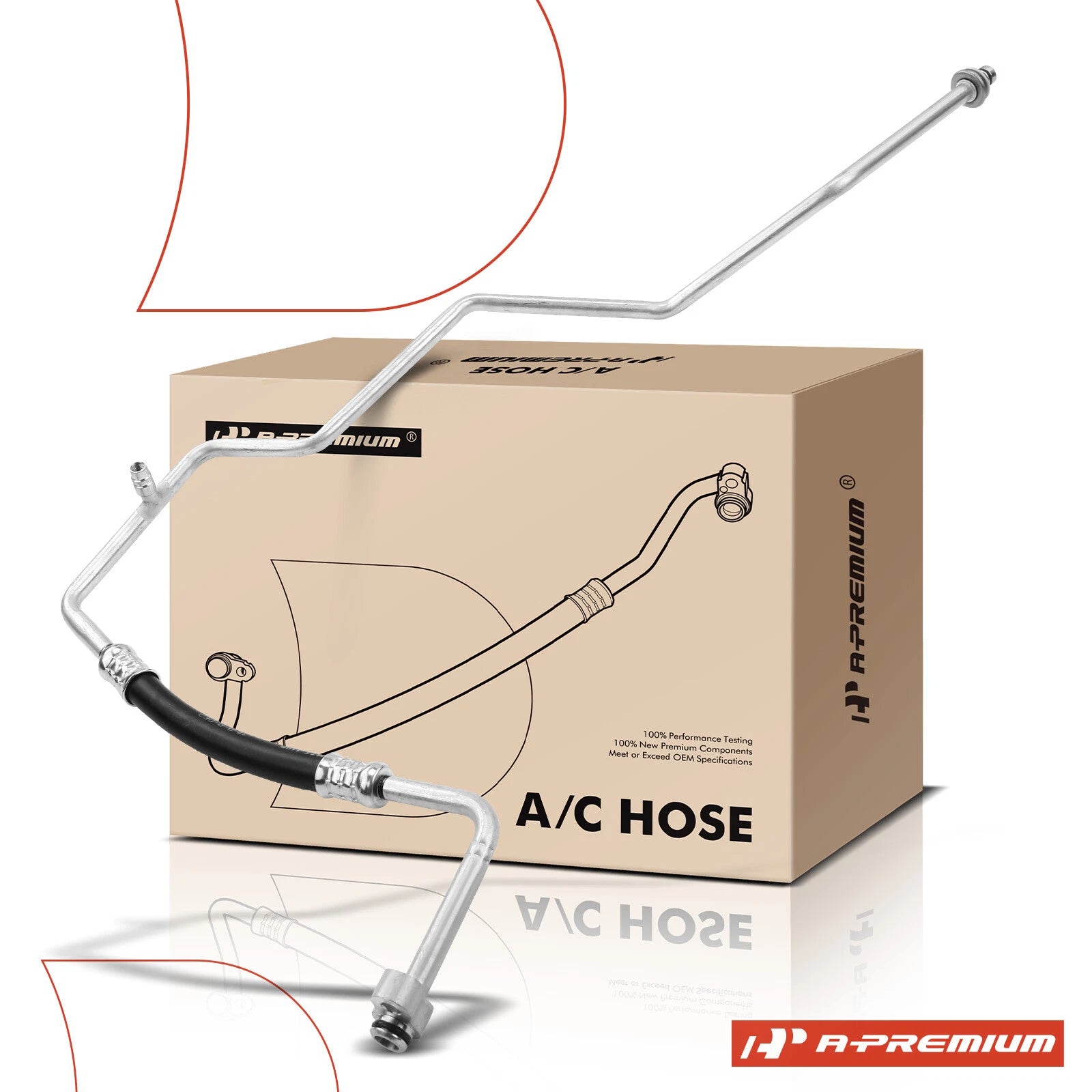 A/C Refrigerant Liquid Hose with Orifice Tube for Jeep Wrangler (2003–2005)
