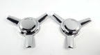 Chrome Metal Spinners 3 Bar Pair for Custom Wheels (Universal)