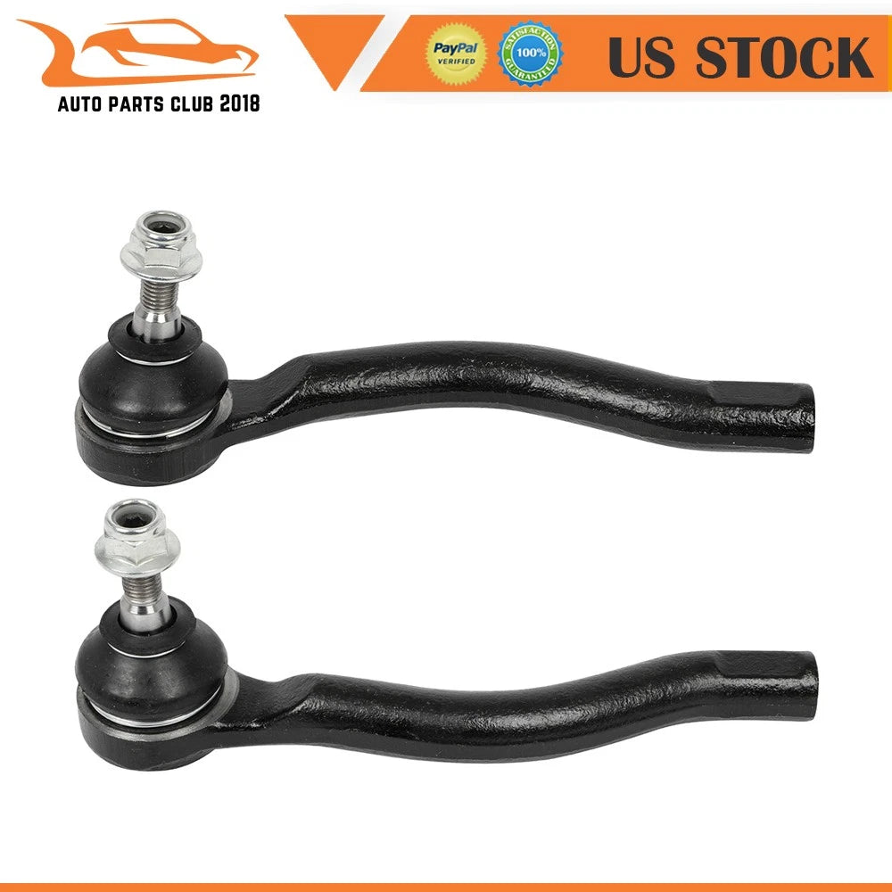 2X Front Outer Steering Tie Rod Ends for Nissan Micra (2015–2019)