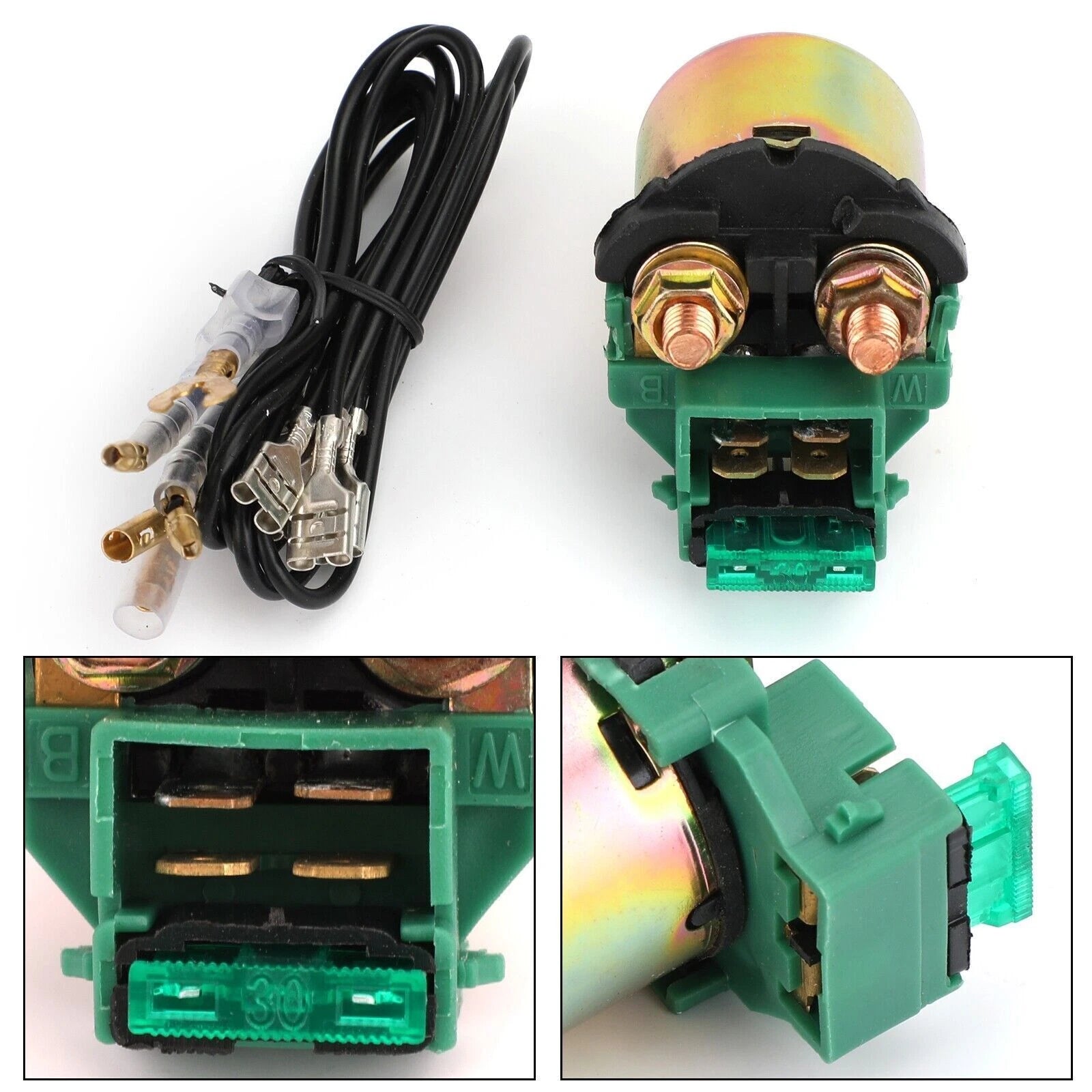 Starter Solenoid Relay Switch for Kawasaki EX250 Ninja 250R (1986–2012) T9