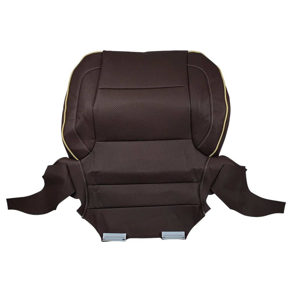 Driver Bottom Leather Cover for Chevy Silverado High Country (2014–2019) Brown