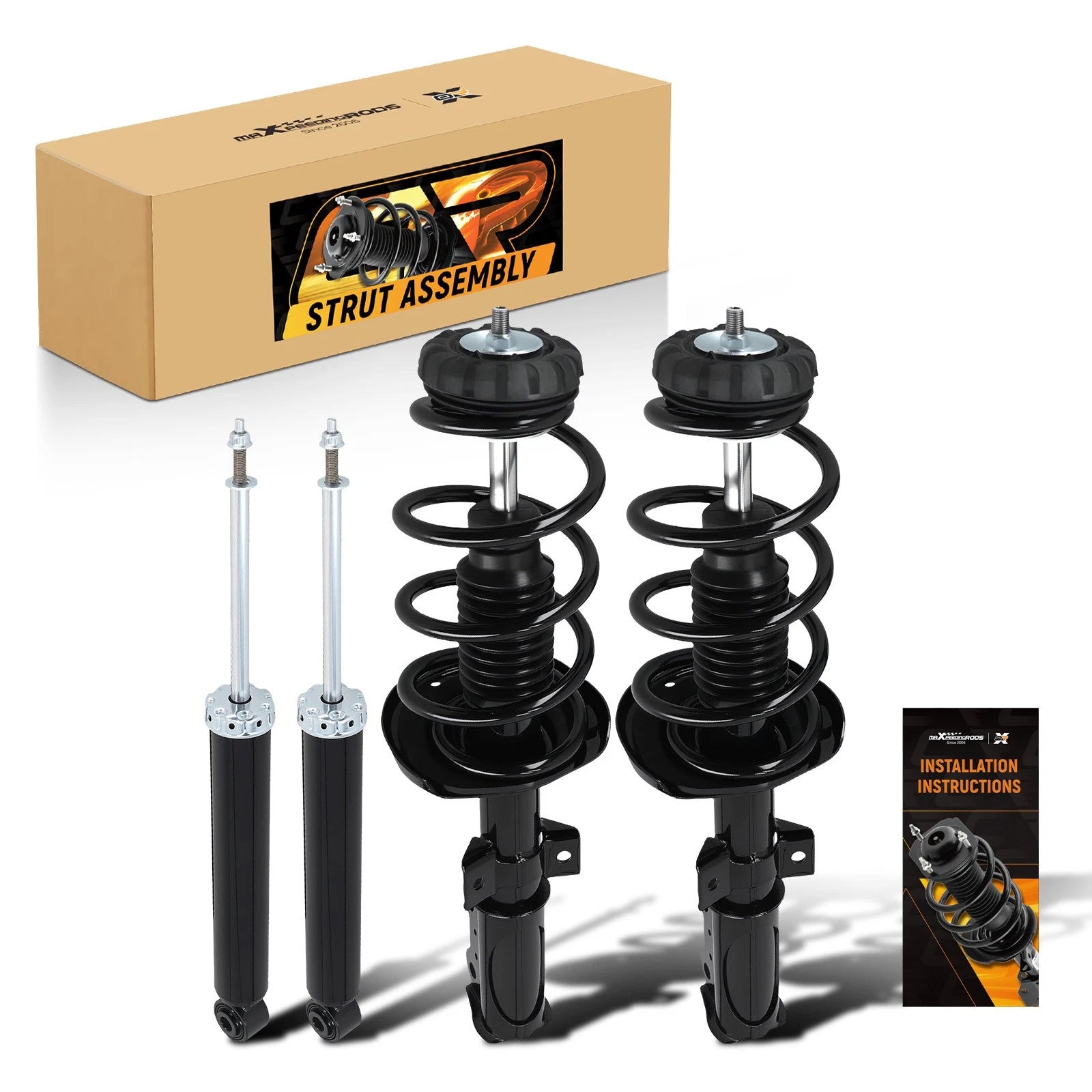 Front Complete Strut & Rear Shock Absorbers for Cadillac SRX (2010–2016)