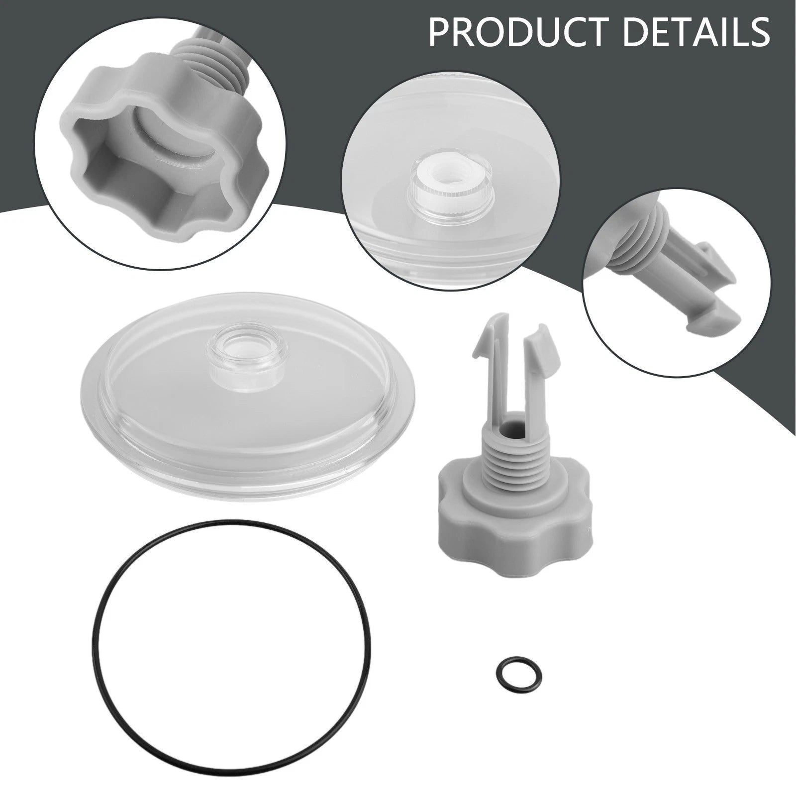 Leaf Trap Cover Lid for Intex 12in Sand Filter Pump (Intex Model)