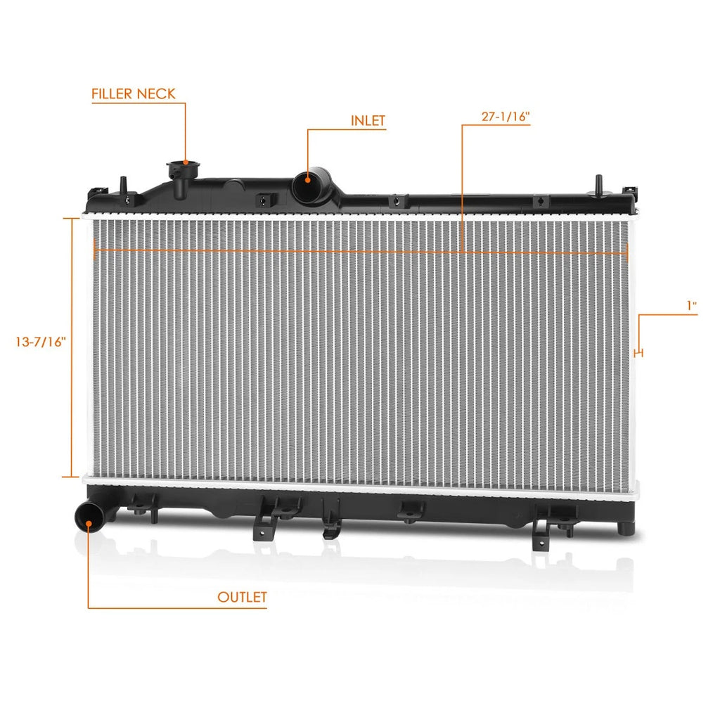 Aluminum Cooling Radiator Assembly for Subaru Forester (2014–2018) DPI-13424