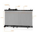Aluminum Cooling Radiator Assembly for Subaru Forester (2014–2018) DPI-13424