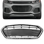 Black and Chrome Bumper Grille for Chevrolet Trax (2017–2020)