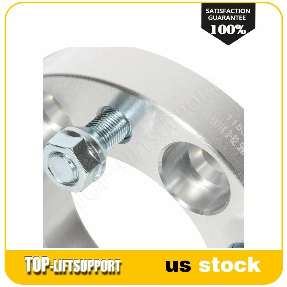 2X 1 Inch Wheel Spacers for Ford Explorer, Mustang, Jeep Wrangler