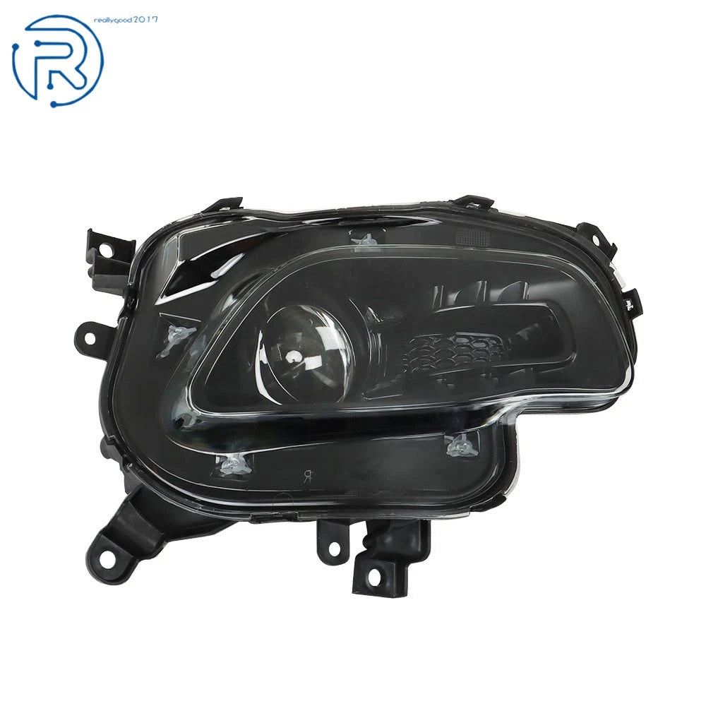 Right Side Halogen Headlight for Jeep Cherokee (2014–2018) - Black Clear