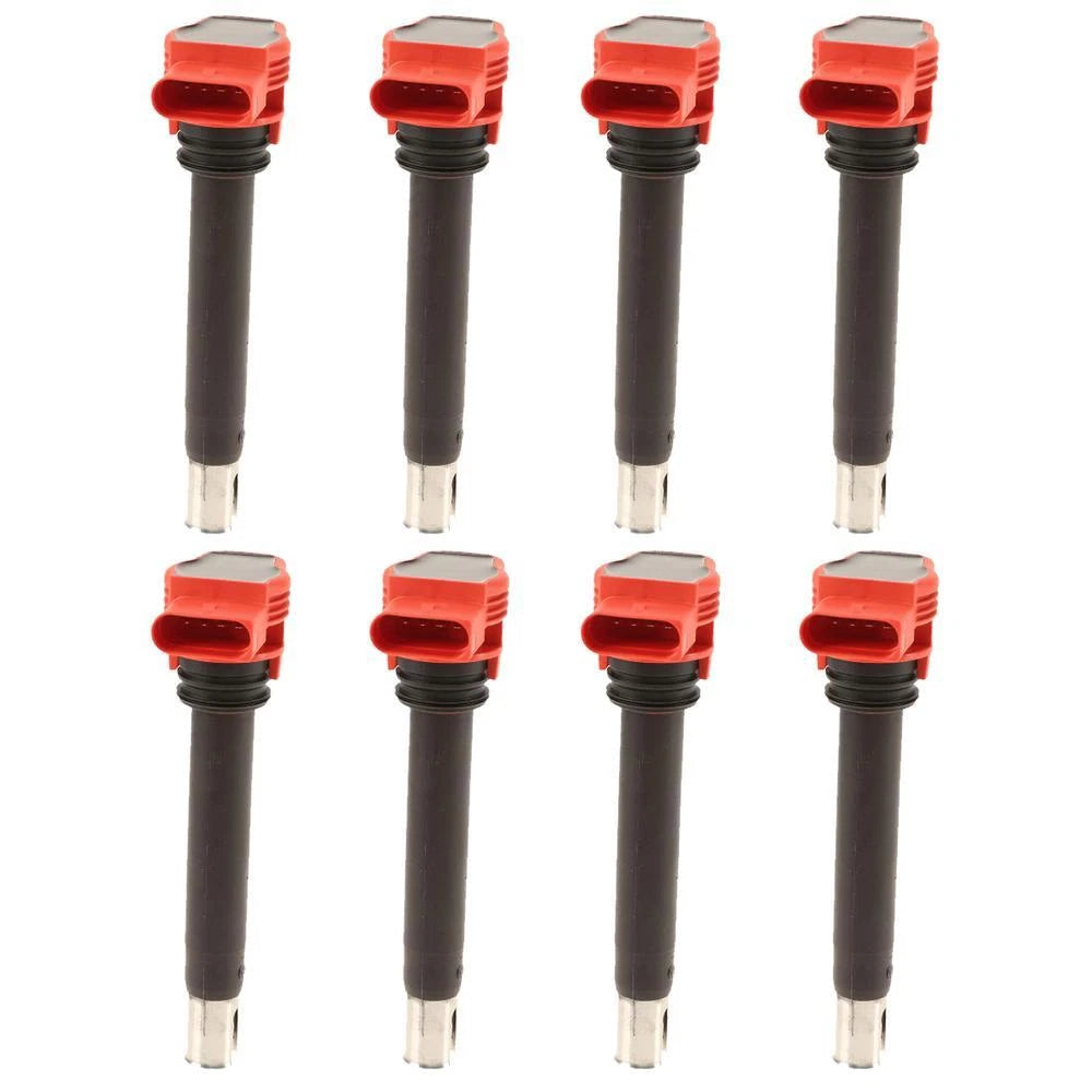 Set of 8 Bosch Direct Ignition Pencil Coils for Audi A6 A8 Q7 R8 S5 (2005–2020)