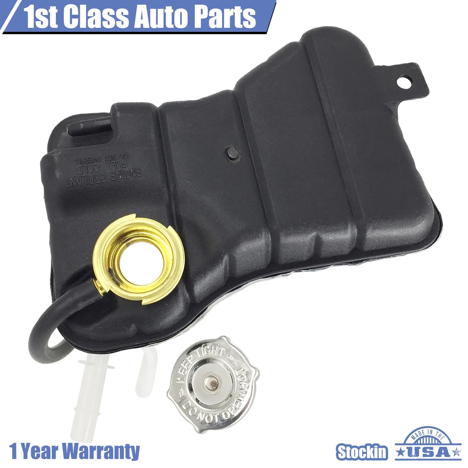Radiator Coolant Overflow Bottle for Cadillac Pontiac (603-122)