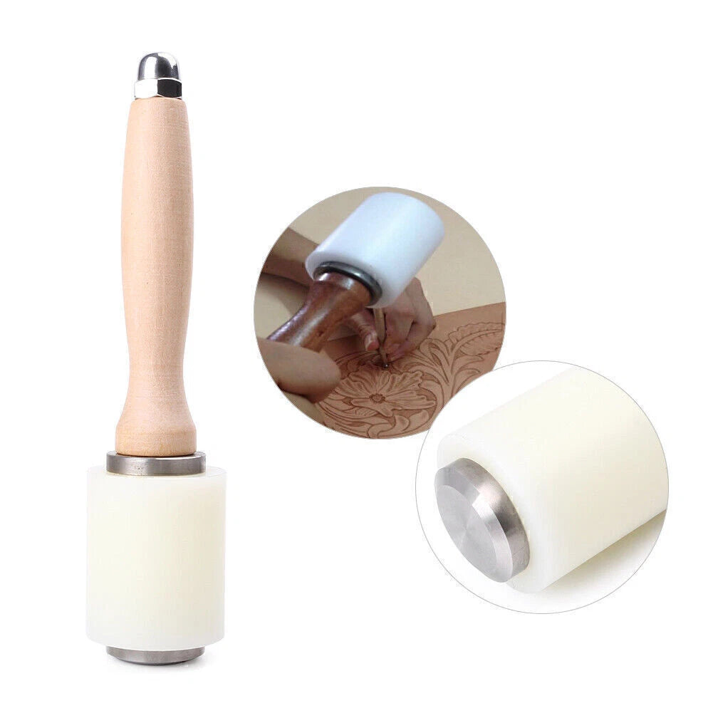 Cutting Hammer for DIY Craft Stamping (Wooden, Stainless Steel, Leather)