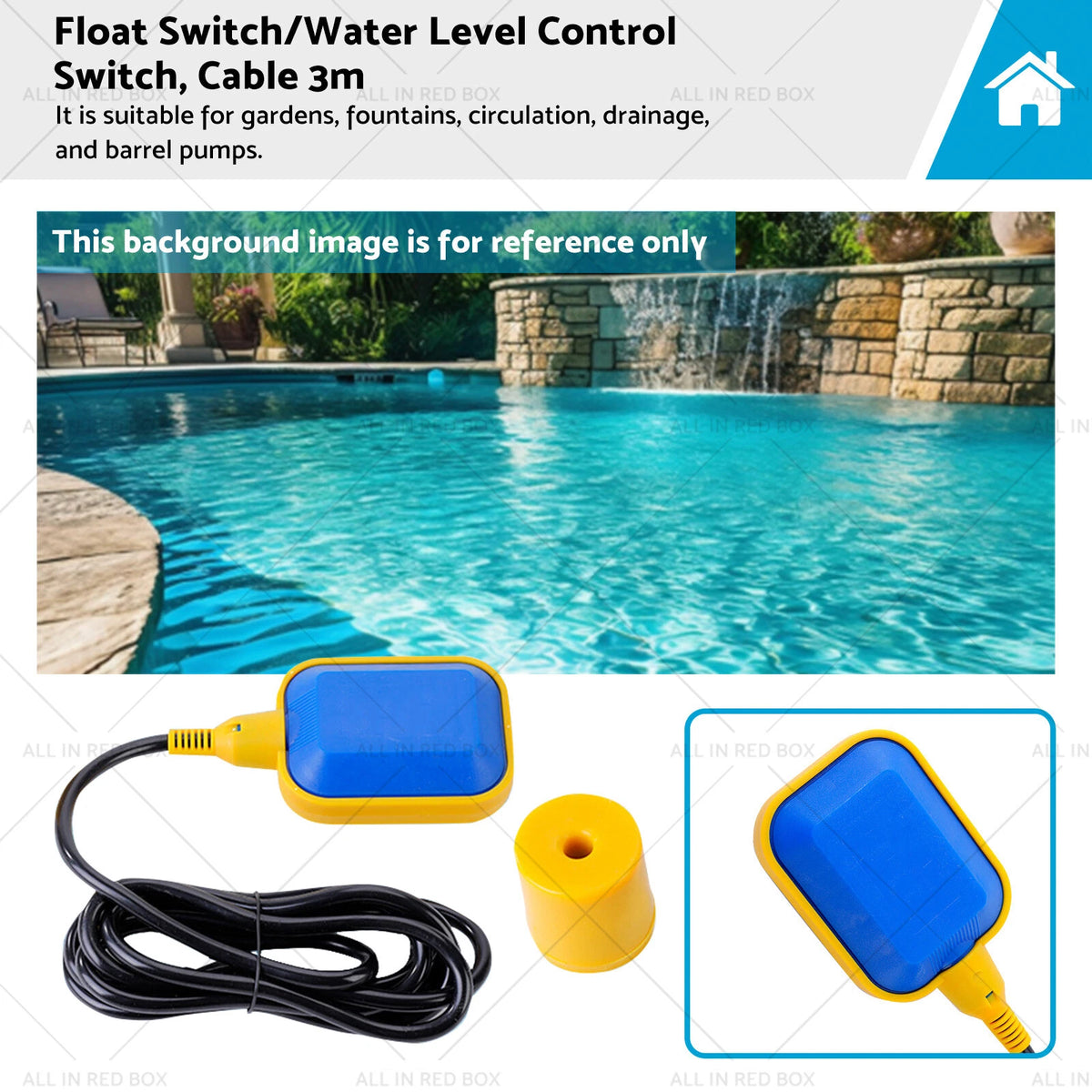 Float Switch for TIM PS-03A (3m Cable)