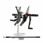 Rearset Rear Set for Yamaha YZF 600 R6 (2003–2005) Black T9