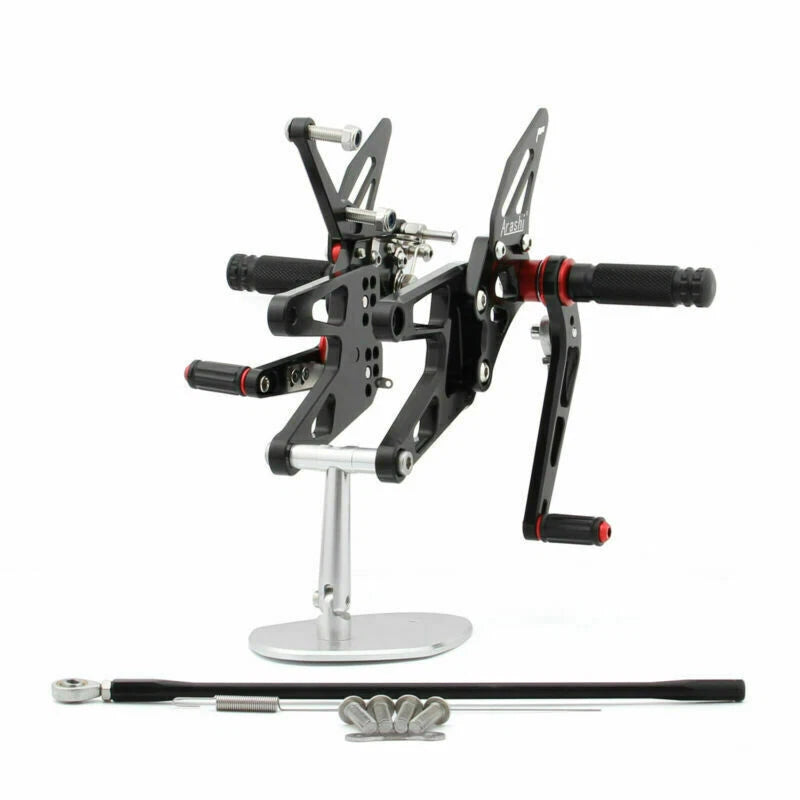 Rearset Rear Set for Yamaha YZF 600 R6 (2003–2005) Black T9