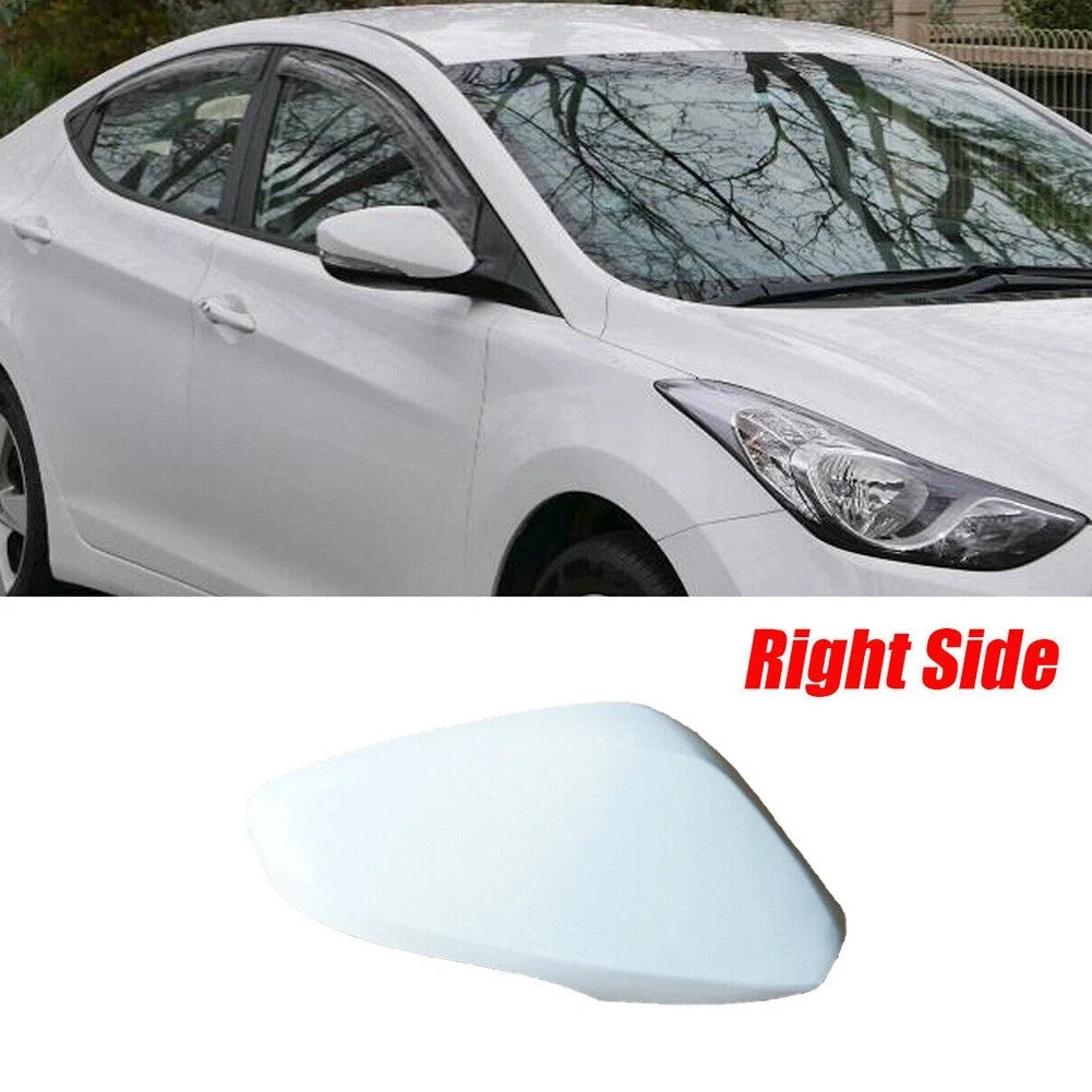 1pc White Rear Mirror Cover for Hyundai Elantra (2016)