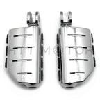 Chrome Dually Footpegs for Kawasaki ZX-6R ZX-7R ZX-9R Z1000 ZX-10R (1995–2023)