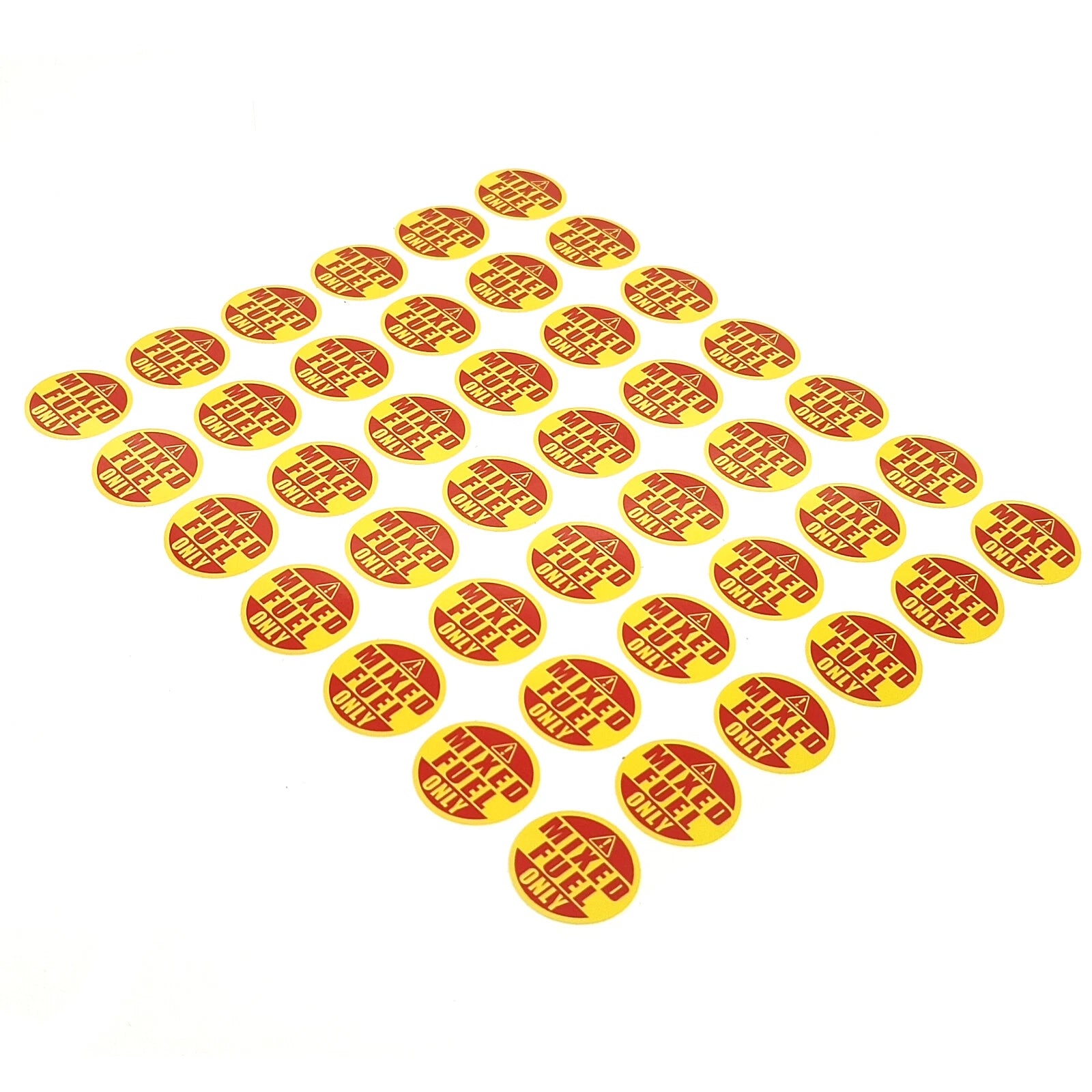 Mixed Fuel Only Sticker for