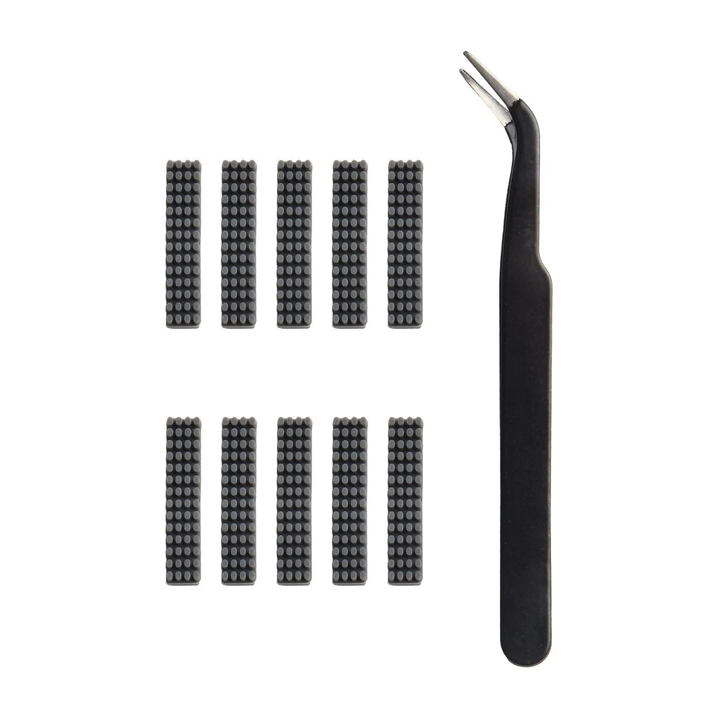 10 PC Silicone Brush Kit and Tweezer Set for Automotive Maintenance