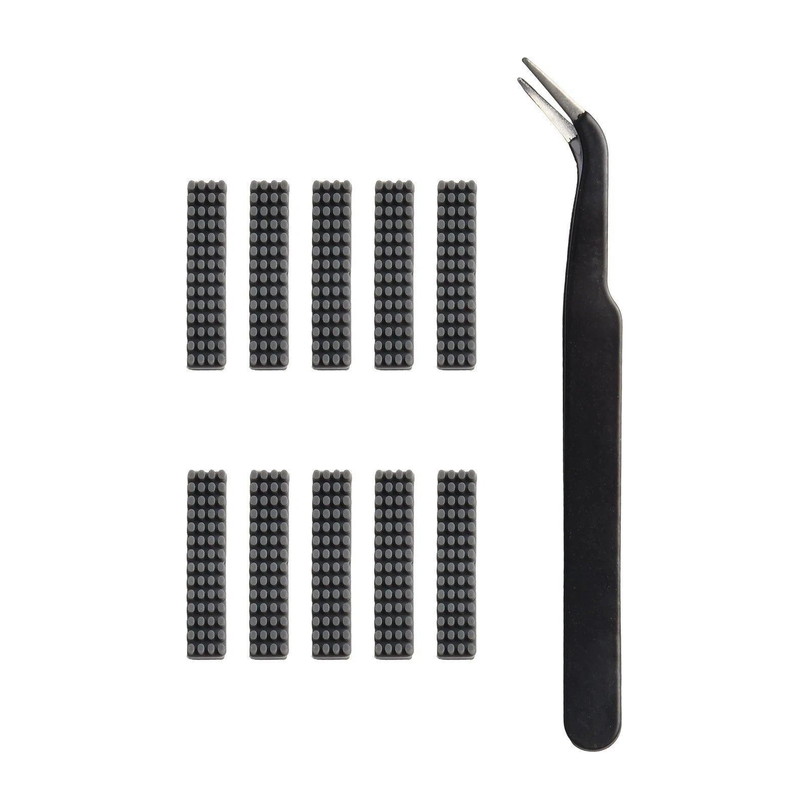 10 PC Silicone Brush Kit and Tweezer Set for Automotive Maintenance