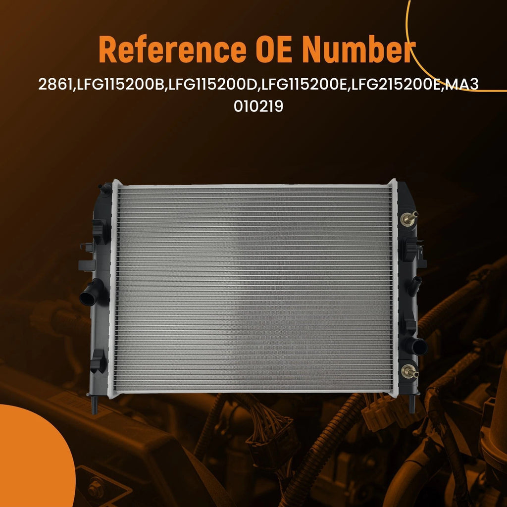Aluminum Engine Coolant Radiator for Mazda MX-5 Miata (2006–2015)