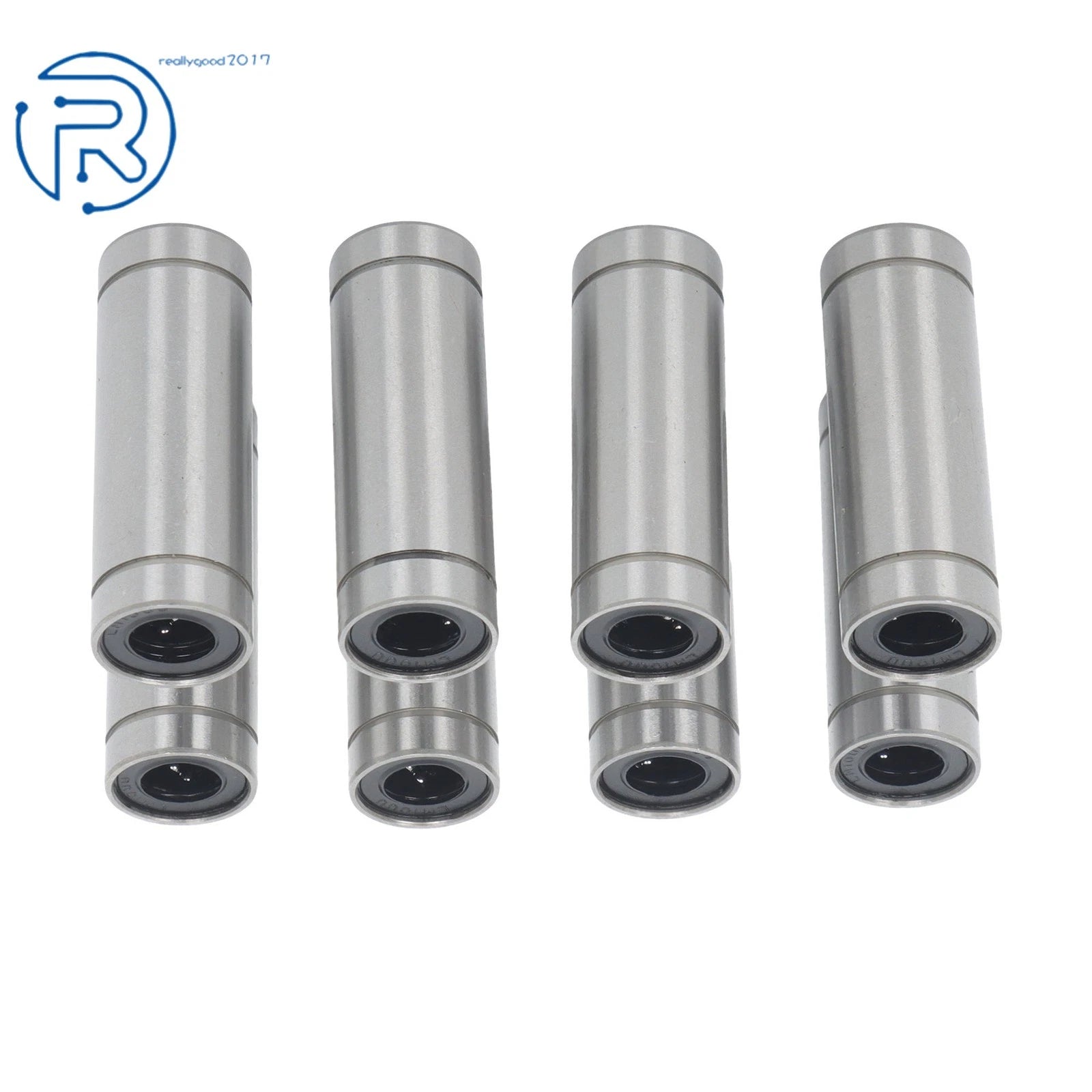 8X LM10LUU Linear Ball Bearings for CNC 3D Printer (10 × 19 × 55 mm)