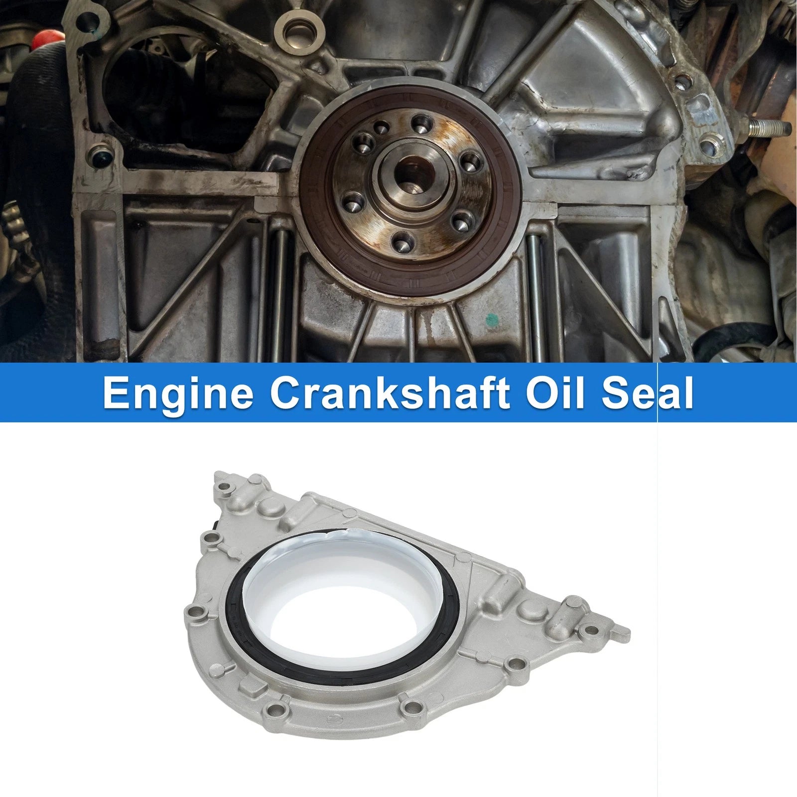 1 Pc Rear Crankshaft Oil Seal with Flange for BMW X5 550i (2007–2013) No. 11147583221