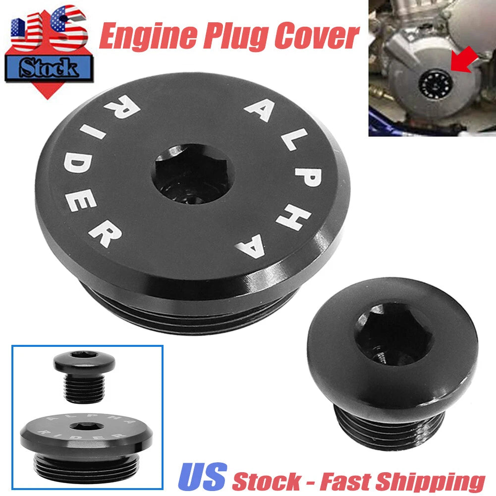 Billet Aluminum Engine Plugs for Suzuki Quadsport Z400 LTZ400 Z250 LTR450 (2003–2023)