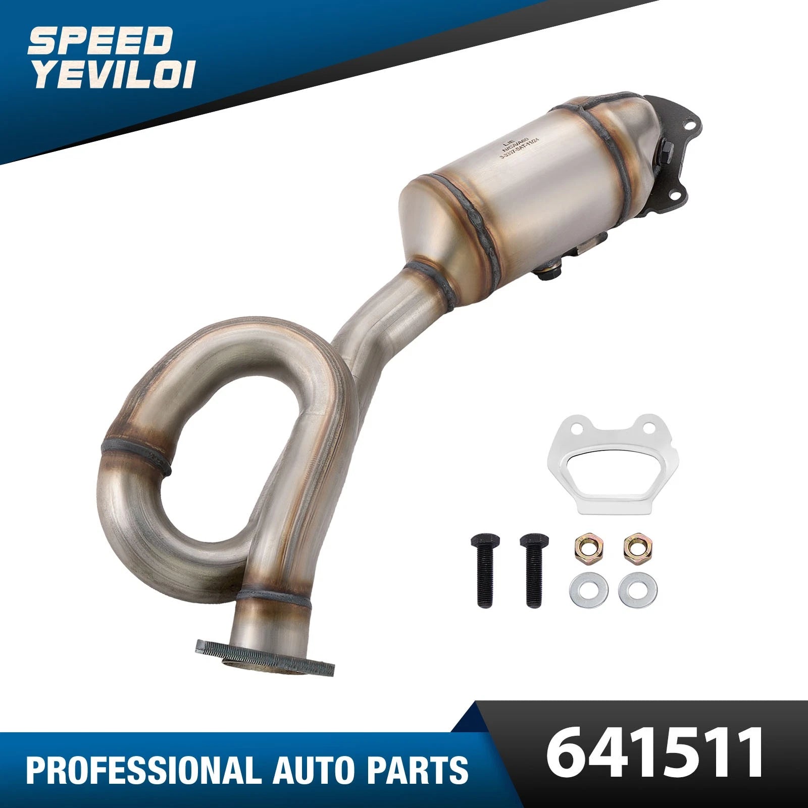 Exhaust Catalytic Converter for Jeep Wrangler (2012–2018) Left