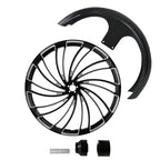 26" Front Wheel Rim for Harley Touring (2008–2024) Single Disc Hub Fender