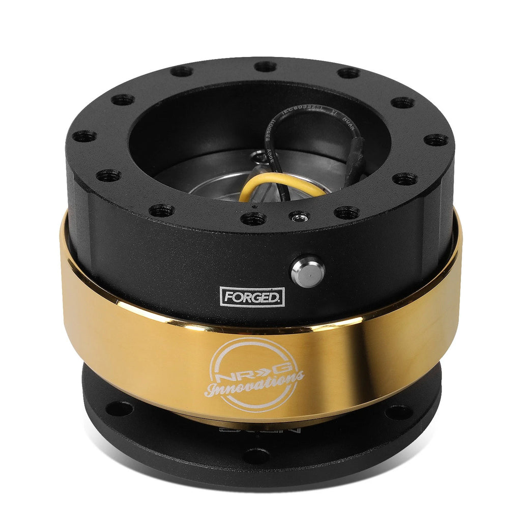 NRG Ball Bearing Quick Release Adaptor for JDM Steering Wheel (Gold Chrome)
