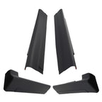 Set of 2 Rocker Panel Covers for Chevrolet Silverado Extended (1999–2006) Black