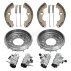 Front L/R Brake Cylinder & Drum Kit for Honda Rancher 400 TRX400 (2004–2007)