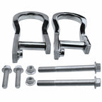 2X Chrome Tow Hooks for Chevy Silverado 1500 (2007–2018) GMC Sierra